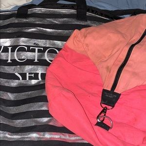 Two Victoria secrets bags